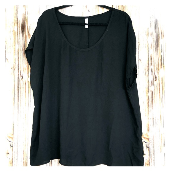 Xhilaration Tops - Xhilaration Women’s Sheer Short Sleeve Top